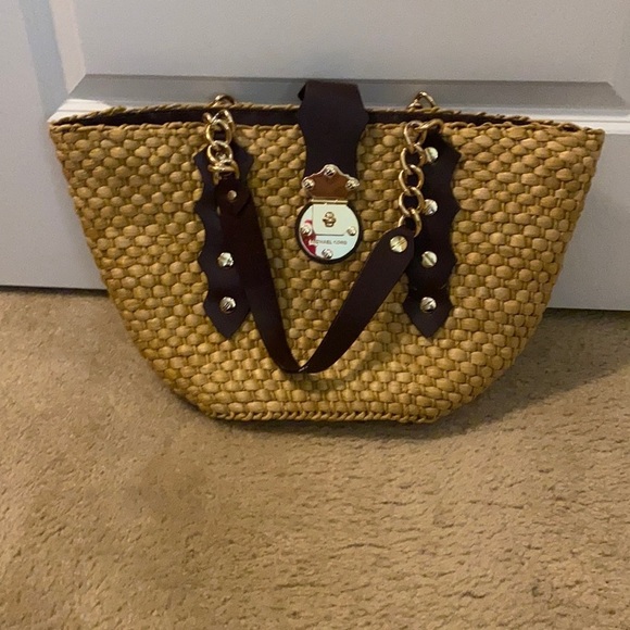 Michael Kors Santorini Raffia straw bag - Picture 1 of 13